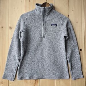 Patagonia Better Sweater 1/4-Zip Fleece Birch White Womens Medium